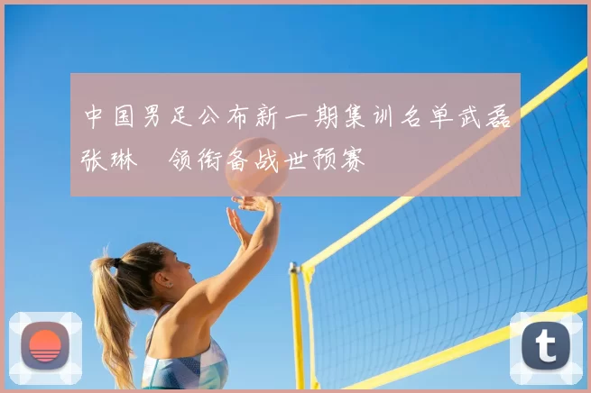 中国男足公布新一期集训名单武磊张琳芃领衔备战世预赛