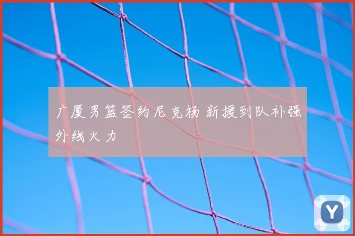 广厦男篮签约尼克杨 新援到队补强外线火力